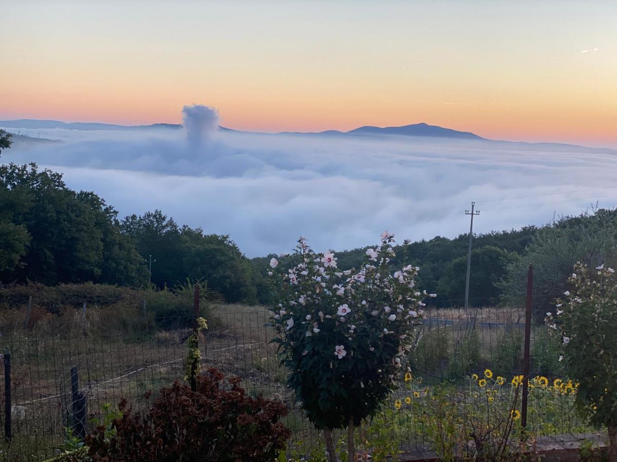 Fattoria Il Pigelleto Villa Piancastagnaio Exteriör bild